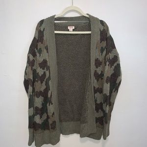 Camo Cardigan
